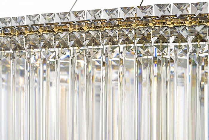 Подвесная люстра Arti Lampadari Ovindoli Nickel золото арт. Ovindoli L 1.5.120x40.101 G