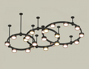 Подвесная люстра Ambrella Light XR черный арт. XR92222100