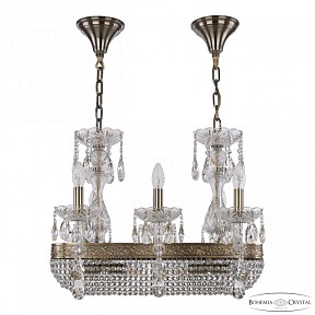 Подвесная люстра Bohemia Ivele Crystal 1452 золото арт. 1452/6/195/600 FP