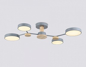 Люстра на штанге Ambrella Light FL дерево арт. FL4859