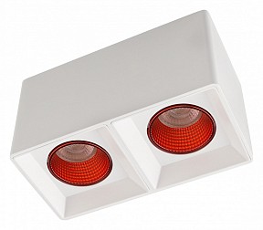 Накладной светильник Denkirs DK3030 белый арт. DK3085-WH+RD