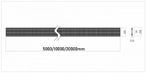 Трек Denkirs BELTY BASE серый арт. TR5500-LG