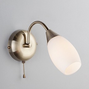 Бра Eurosvet Ginevra бронза арт. 30280/1 античная бронза