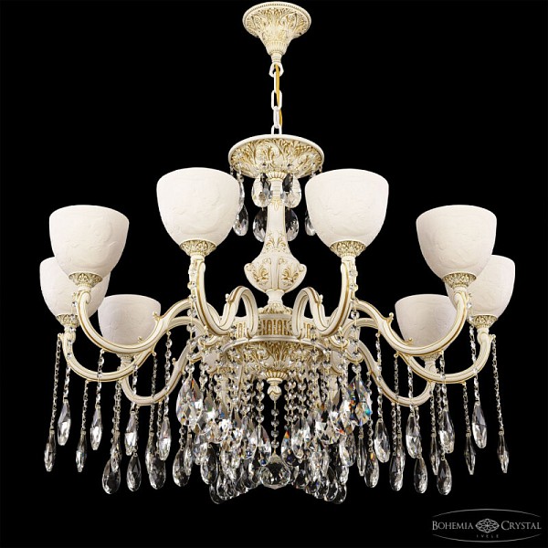 Подвесная люстра Bohemia Ivele Crystal AL7801 белый арт. AL78101/10/300 A WMG P1 U Angel