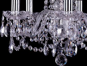 Подвесная люстра Bohemia Ivele Crystal 1402 металл арт. 1402/5/141/Ni