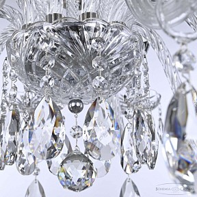 Подвесная люстра Bohemia Ivele Crystal 118 никель арт. 118/10/240 Ni