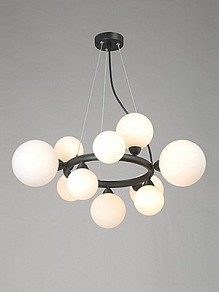 Подвесная люстра Vitaluce V2569 черный арт. V2569-1/10S