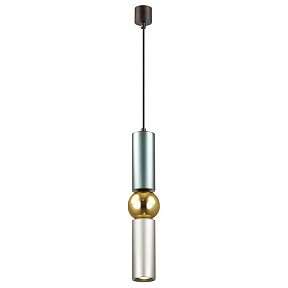 Подвесной светильник Odeon Light Sakra серый арт. 4071/5L