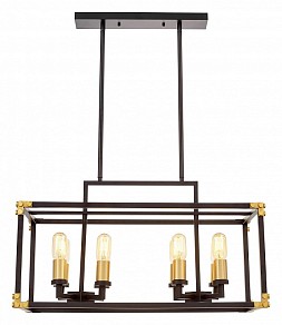 Подвесной светильник LUMINA DECO Waldorf черный арт. LDP 1140-8 BK+MD