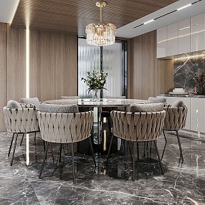 Люстра на штанге Arte Milano Sorrento-8909 золото арт. 378909/5/300/390 GD