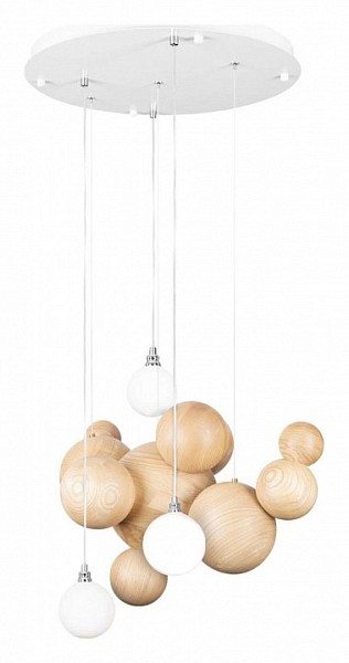 Подвесная люстра Loft it Ginger белый арт. 10161 Light wood