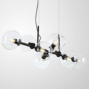 Подвесная люстра Moderli Long черный арт. V2171-P