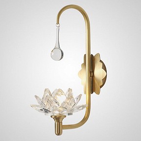 Бра Imperiumloft Lotos латунь арт. LOTOS-WALL-DROP01