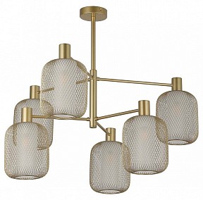 Люстра на штанге F-promo Tokri золото арт. 4603-6C