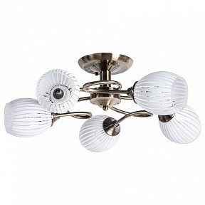 Потолочная люстра Arte Lamp Arya бронза арт. A2941PL-5AB
