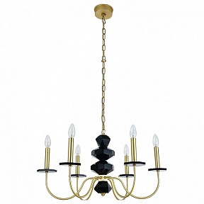 Подвесная люстра Newport VANESSA латунь арт. 3876/С brass