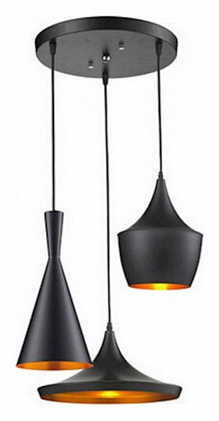 Подвесной светильник LUMINA DECO Foggi черный арт. LDP 7712-3 BK