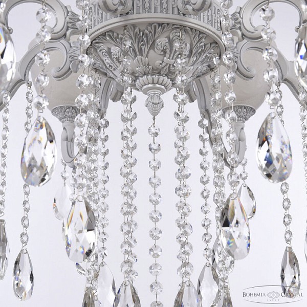 Подвесная люстра Bohemia Ivele Crystal AL7801 белый арт. AL78101/8/250 B WMN P1 U Angel