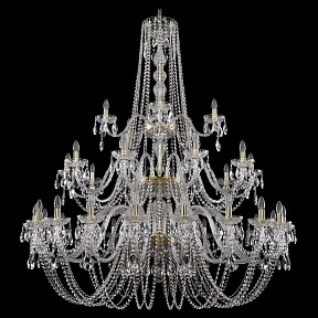 Подвесная люстра Bohemia Ivele Crystal 1402 золото арт. 1402/20+10+5/530/3d/G