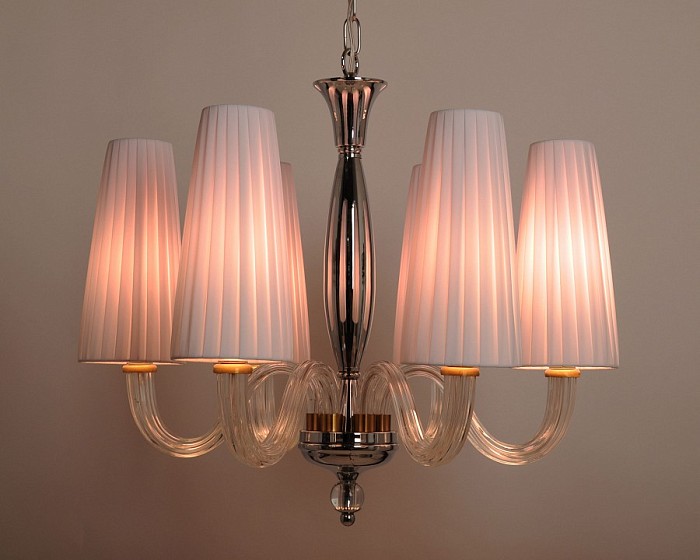 Подвесная люстра Manne Manne хром арт. L.7707-6CH SHADE