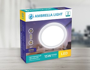 Встраиваемый светильник Ambrella Light DLR белый арт. 300054