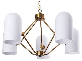 Подвесная люстра Arte Lamp Cassel медь арт. A5454LM-5PB