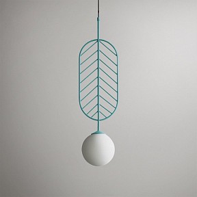 Подвесной светильник Imperiumloft Leaf C голубой арт. LEAF01