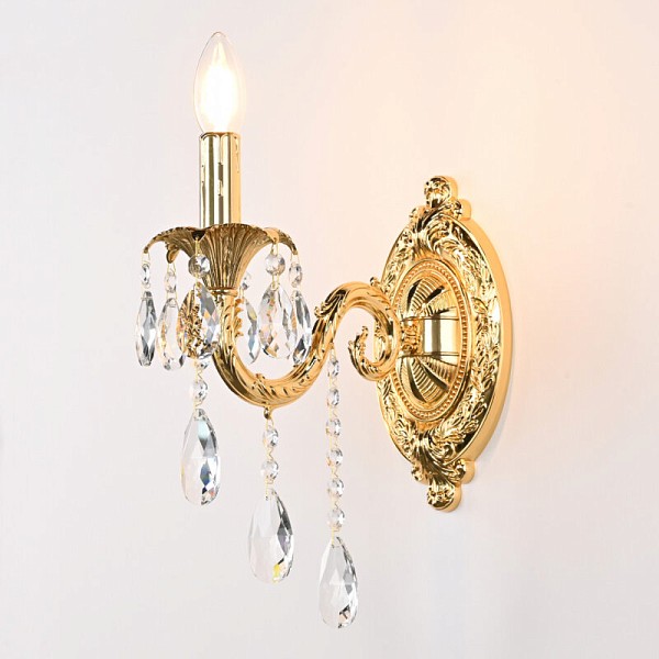Бра Bohemia Ivele Crystal AL7901 золото арт. AL7901B10/1/175 B G