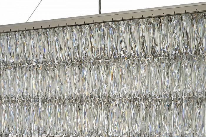 Подвесная люстра Arti Lampadari Acquaro никель арт. Acquaro E 1.5.120x30.101 NP