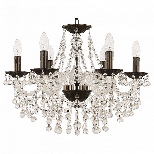 Подвесная люстра Bohemia Ivele Crystal AL1609 бронза арт. AL16309/6/195 PD