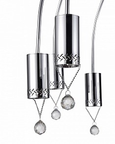 Потолочная люстра Vele Luce Pioggia серый арт. VL4283L08
