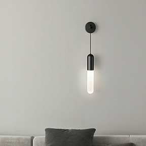 Бра Imperiumloft SIGLEIF черный арт. sigleif-wall01