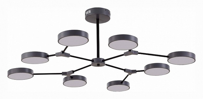 Люстра на штанге EVOLUCE Monta серый арт. SLE6003-702-08