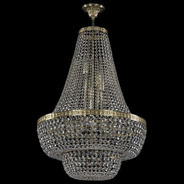 Светильник на штанге Bohemia Ivele Crystal 1910 золото арт. 19101/H2/55IV G