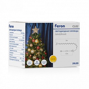 Гирлянда Feron CL02  арт. 32288