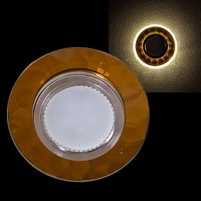 Встраиваемый светильник Reluce  коричневый арт. 14008-9.0-001LD MR16+LED3W TEA