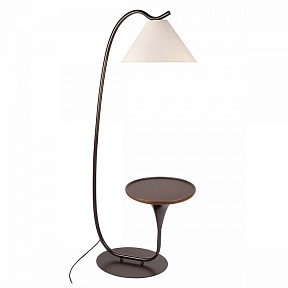 Торшер с полкой Loft it Charlotte дерево арт. 10568F Brown