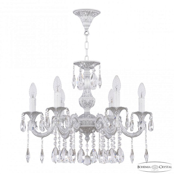 Подвесная люстра Bohemia Ivele Crystal AL7901 белый арт. AL79101/6/175 A WMN