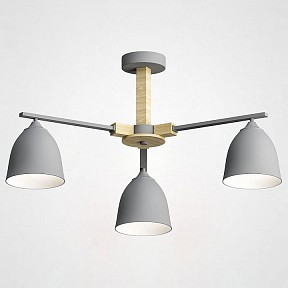 Люстра на штанге Imperiumloft Noa Gray By Imperiumloft коричневый арт. NOA01
