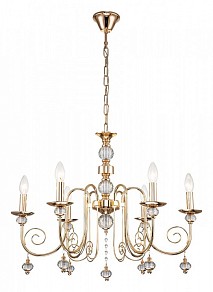 Подвесной светильник Escada Shine желтый арт. 678/6PL Gold