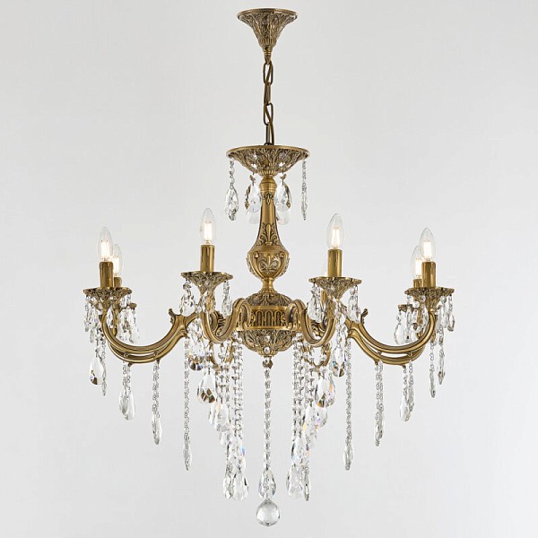 Подвесная люстра Bohemia Ivele Crystal AL7801 золото арт. AL78101/8/250 B FP
