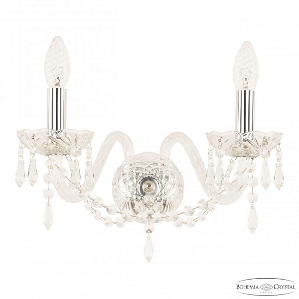 Бра Bohemia Ivele Crystal 104 никель арт. 104B/2/165 Ni