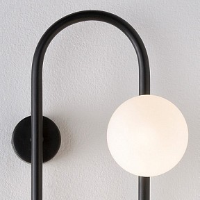 Накладной светильник Imperiumloft HOOP WALL черный арт. HOOP-WALL01