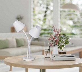 Настольная лампа декоративная MW-Light Аэлита 8 белый арт. 480032702