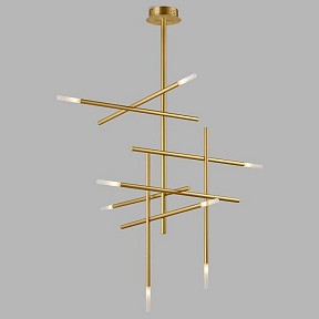 Люстра на штанге Imperiumloft Traverse Gold золото арт. TRAVERSE01