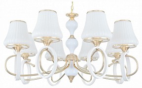 Подвесная люстра Arte Milano Florentia-2387 белый арт. 302387/8 Wh/Gd
