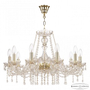 Подвесная люстра Bohemia Ivele Crystal 112 золото арт. 112/10/240 G V0300