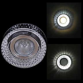 Встраиваемый светильник Reluce  черный арт. 71090-9.0-001D MR16 +LED3W BK