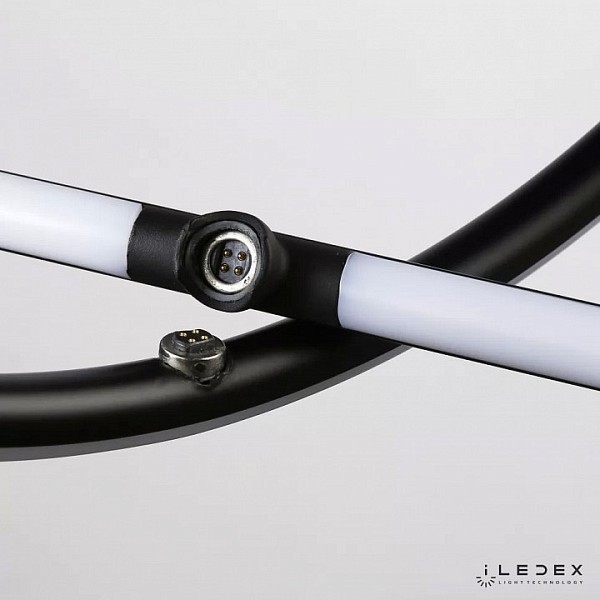 Подвесной светильник iLedex Zoom черный арт. 10339P/A2-35W-3000K BK-WH