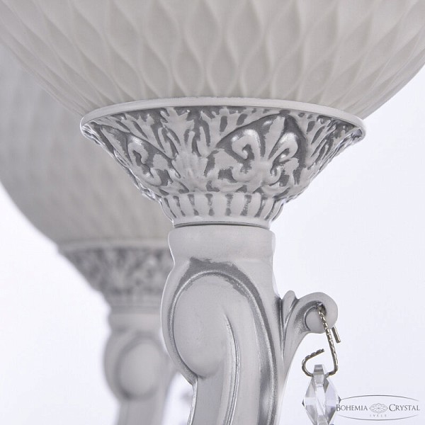 Подвесная люстра Bohemia Ivele Crystal AL7801 белый арт. AL78101/16+8+8/300/3d B WMN P1 U Wave